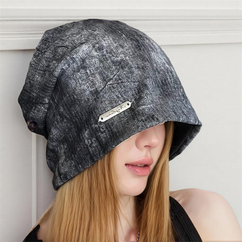 Cyber Celebrity Loose Heap Cap Men's and Women's Spring and Summer Big Head Face Showface Small Hat Korean Pullover Cold Hat American Baotou Hat Cyber Celebrity Loose Heap Cap Men's and Women's Spring and Summer Big Head Face Showface Small Hat Korean Pullover Cold Hat American Baotou Hat