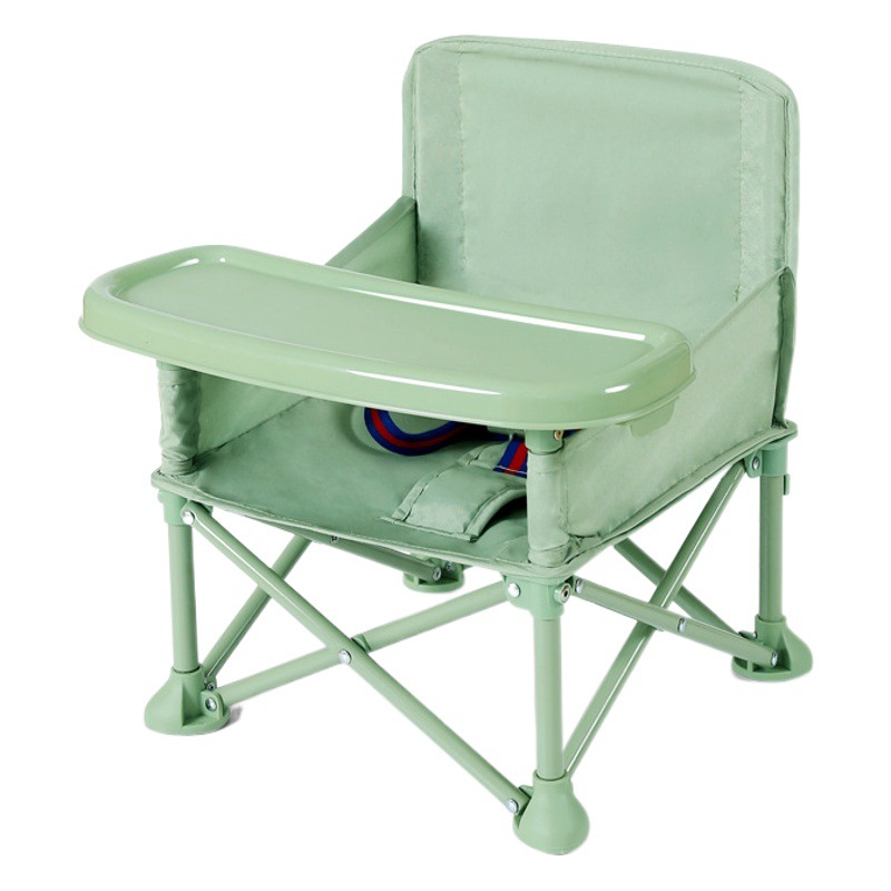 Silla de picnic para bebé, taburete portátil plegable para acampar en la playa, silla para aprender a sentarse, mesa de comedor para bebé junto al mar