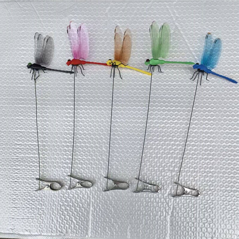 ♔ Cross-Border Dragonfly Clip with Clip for Outdoor Garden Decoration to Repel Flies ♔ Cross-Border Dragonfly Clip with Clip for Outdoor Garden Decoration to Repel Flies
