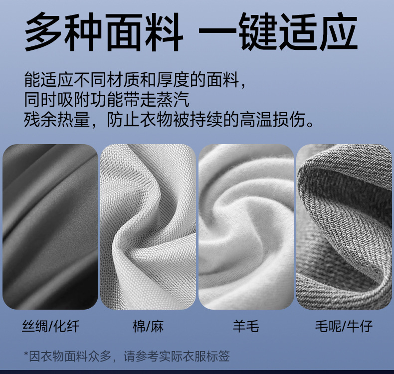 Cross-border New Steam Iron Mite Removal Wet and Dry Dual-use Electric Iron Household Travel Adsorption Handheld Garment Steamer