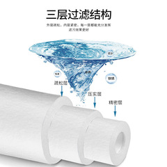 Commercial Water Dispenser Pure Water Machine 20-inch 200g Plain PP Cotton Filter Cartridge Universal Water Purifier Accessory