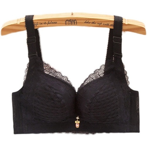 Women's Spring and Summer Soft Innerwear, Small Cup Push-up Bra, Thick New Style, No Underwire, Sexy T-shirt Bra with Underwire Support