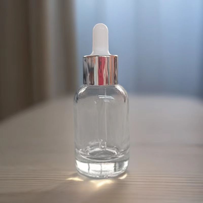 大量现货40ml 透明玻璃瓶 滴管精油瓶 精华液瓶 乳液分装瓶