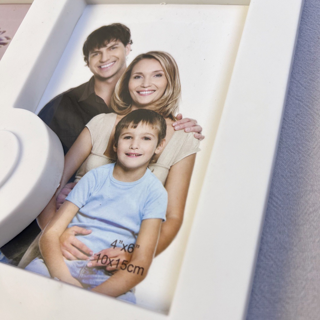 Fabricante mayorista familia letra 4 Caja de moldeo por inyección de marco de fotos de PVC suministro mayorista transfronterizo de paredes de fotos