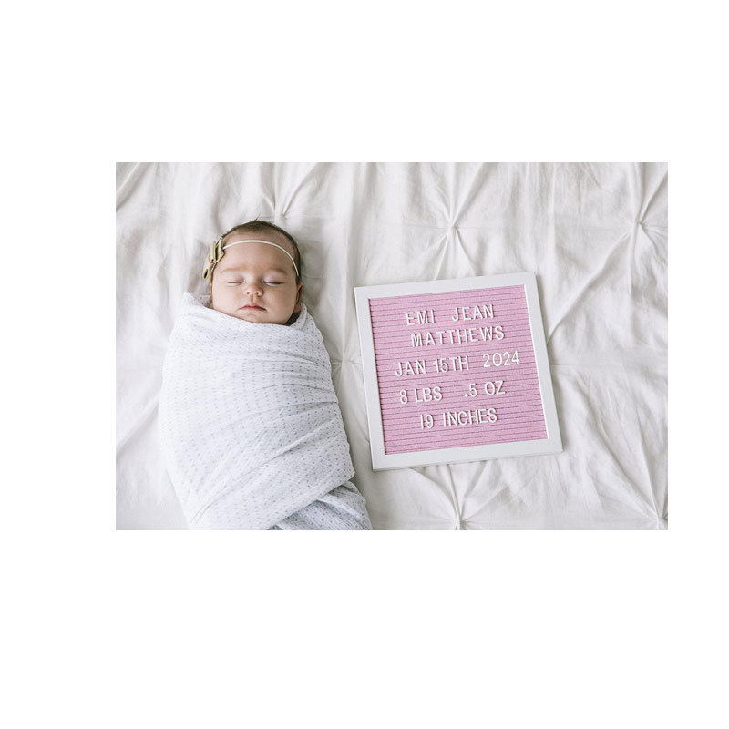 Fábrica creativa marco de fotos de madera decoración del dormitorio marco de fotos Baby B-ultrasonido Lista de fotos de recuerdo