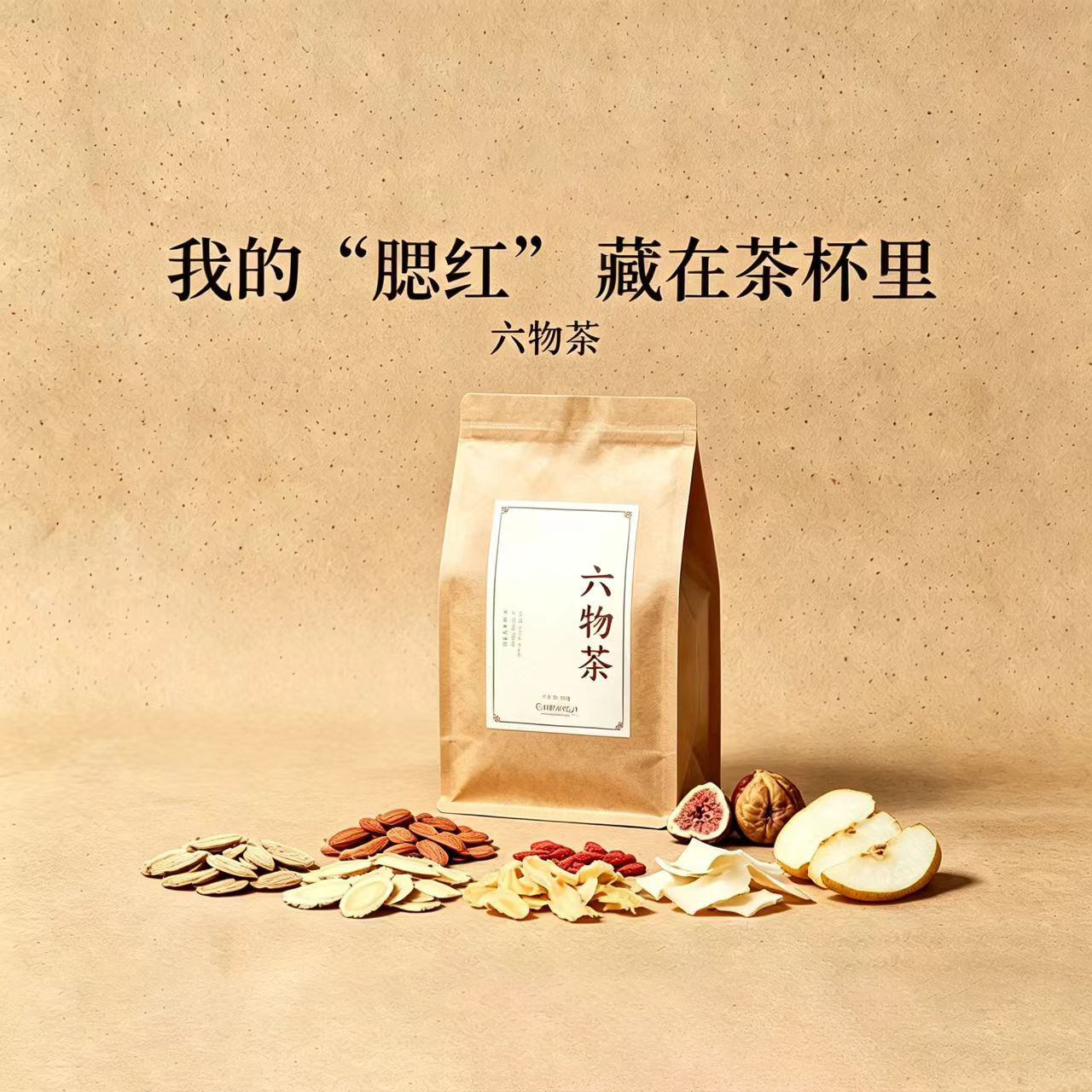 Liu Wu Yin Six Herb Tea Bags Yu Zhu Xue Li Qing Run Wellness Tea 125g specifications