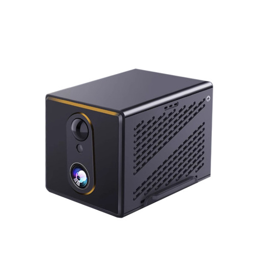 Low-power 4G wireless surveillance camera with built-in battery for long standby, memory card recording, and remote monitoring via smartphone