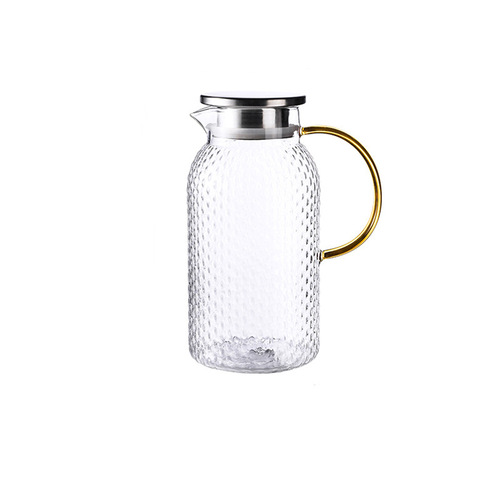 Glass kettle with high temperature resistance, large capacity for cooling, boiled water cup, cold brew tea, household water bottle, ice kettle set