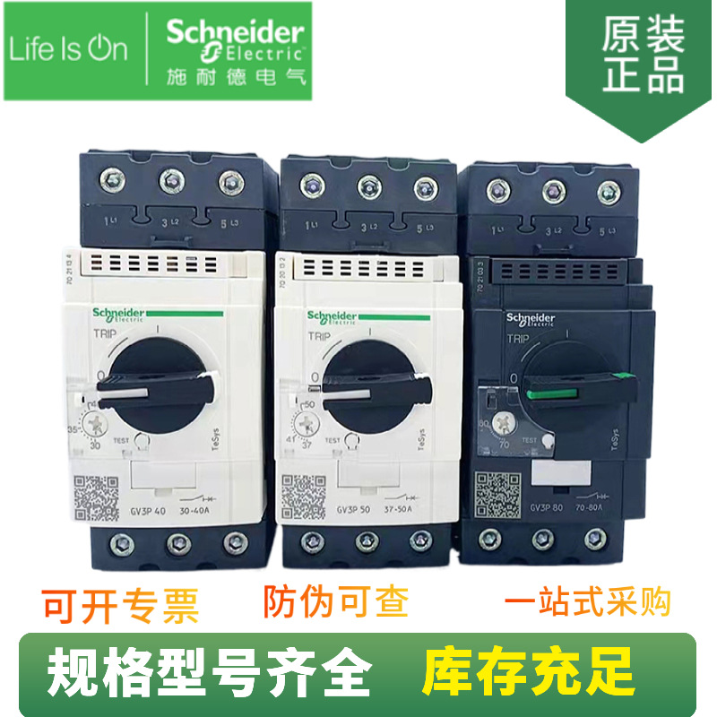 【原装正品】进口 GV3-P65 电动机断路器 整定电流 48-65A