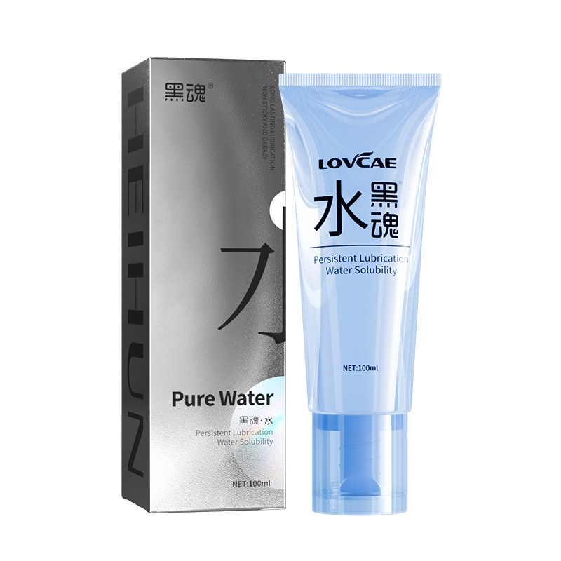Black Soul Big Black Oil Water Lubricante para el patio trasero Lubricante Gay Masculino Pleasure Climax Capsule Love Weikang Fist
