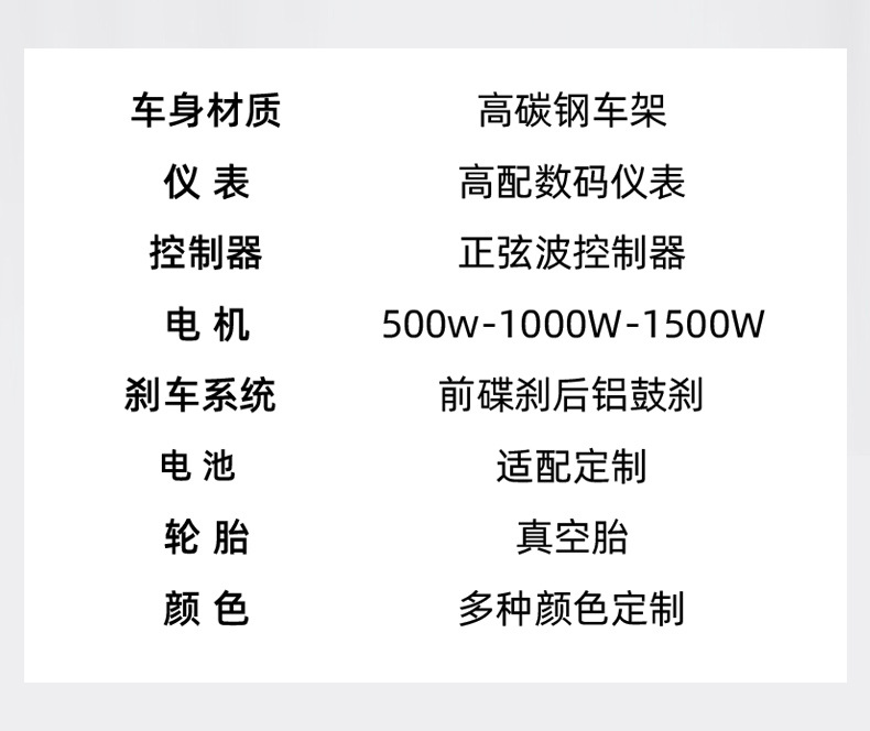 Cross-Border Manufacturer Brazil Russia Model New Lithium Battery Harley Electric Vehicle Two-Wheeled Adult Electric Motorcycle 60V20A