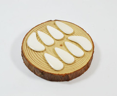 Manufacturer wholesale ox bone guzheng finger nails half-moon pointing magic device for adult and children guzheng playing and grading