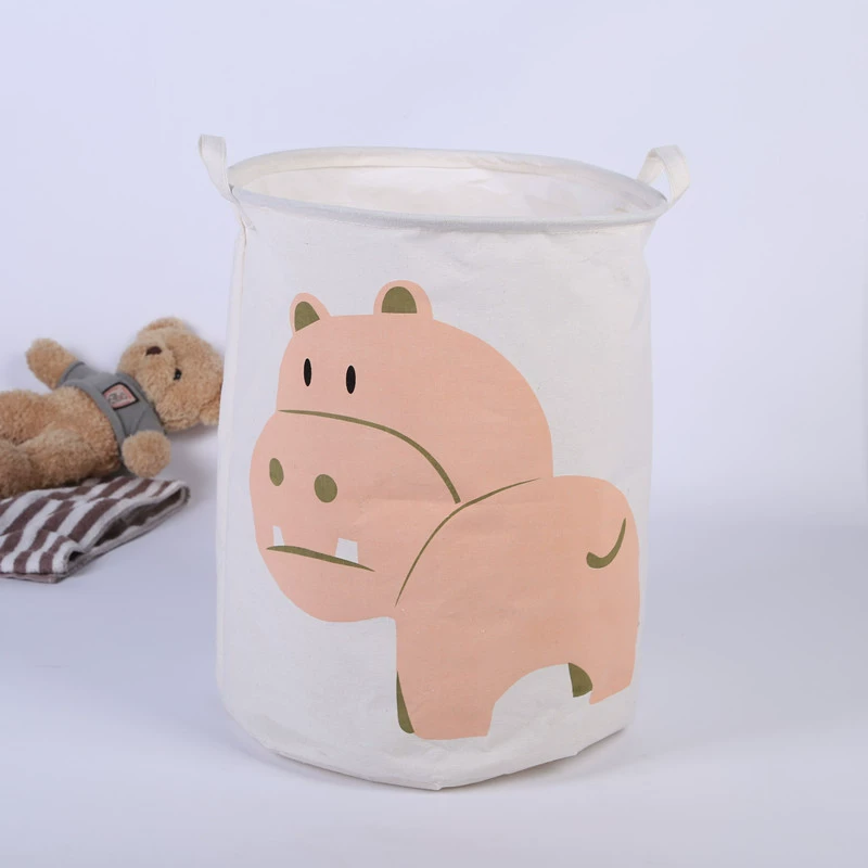 Cartoon laundry basket, big cloth, foldable storage system, toy, home decor