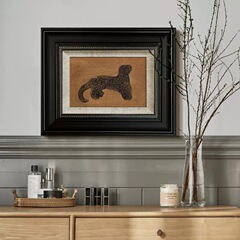 Leopard Money Decorative Painting French Modern Art Designer Vintage Hanging Painting Living Room Sideboard Bedroom Entrance Hall Mural