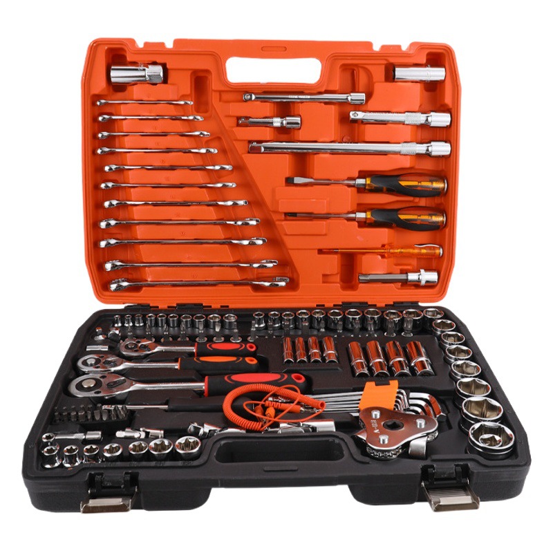 Fabricante de 121 piezas herramientas de reparación de automóviles herramientas de combinación de hardware de llave de zócalo