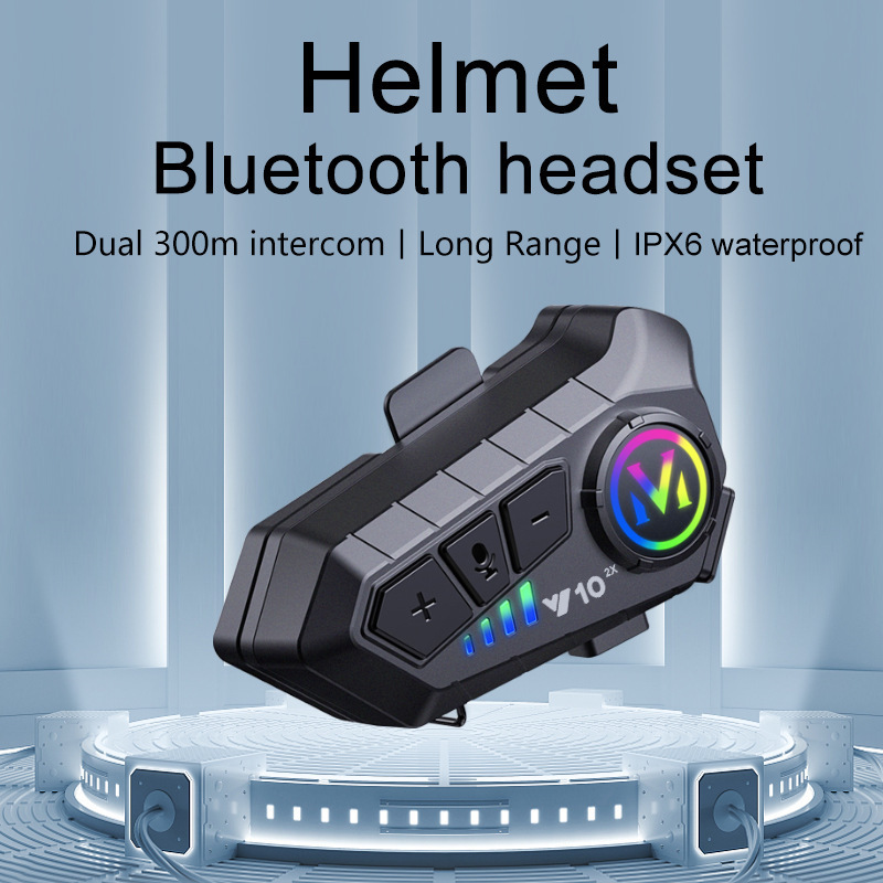 Y10-2Xが国境を越えて爆発したヘルメットbluetoothイヤホン500メートル2人がスマート音声ヘルメットのイヤホンを話す|undefined