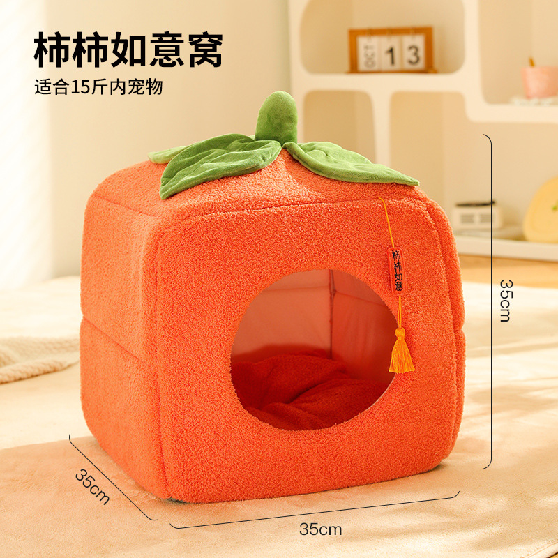 Caliente nido mascota gato nido cachorro perrera pequeño perro gato saco de dormir gato casa cuatro estaciones universal gato suministros al por mayor