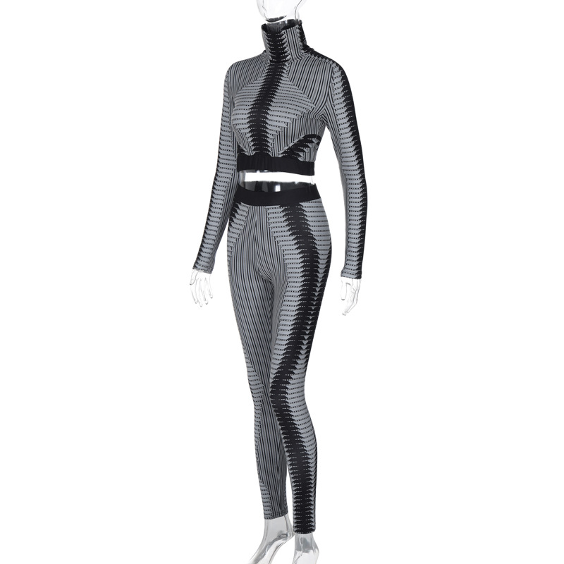 Completo pantalone donna con maglia maniche lunghe e pantaloni_voghion.com