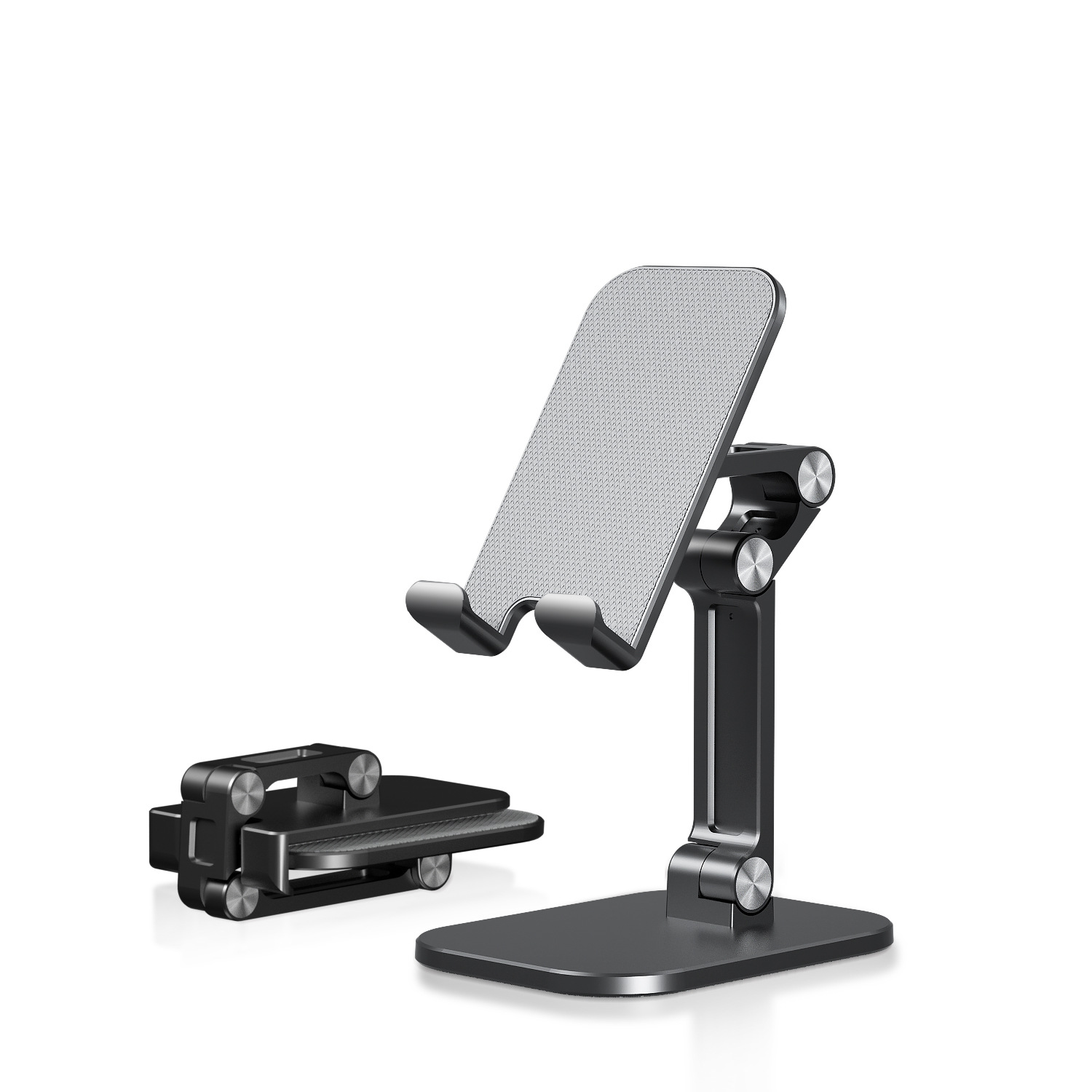 直播支架便携可折叠伸缩桌面支架 新款硅胶防滑手机支架 礼品支架