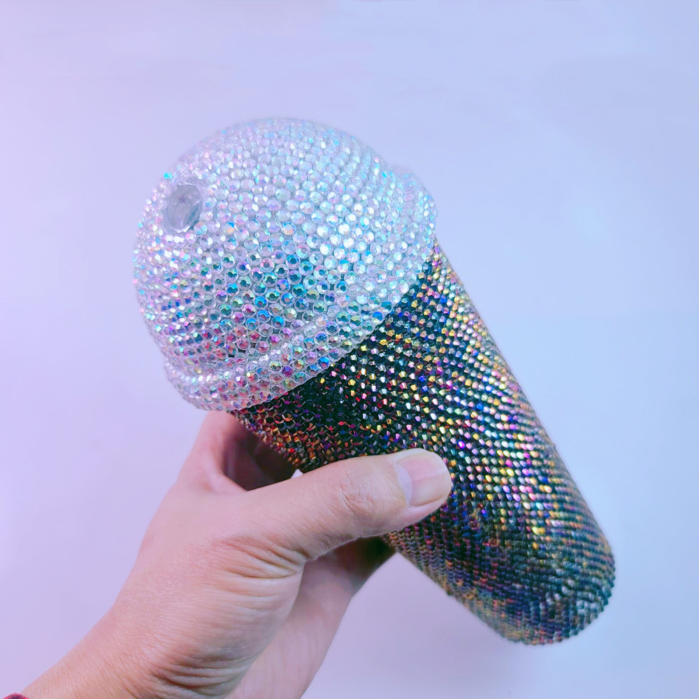 모조 다이아몬드와 스페이스 컵 AB 블랙 세트