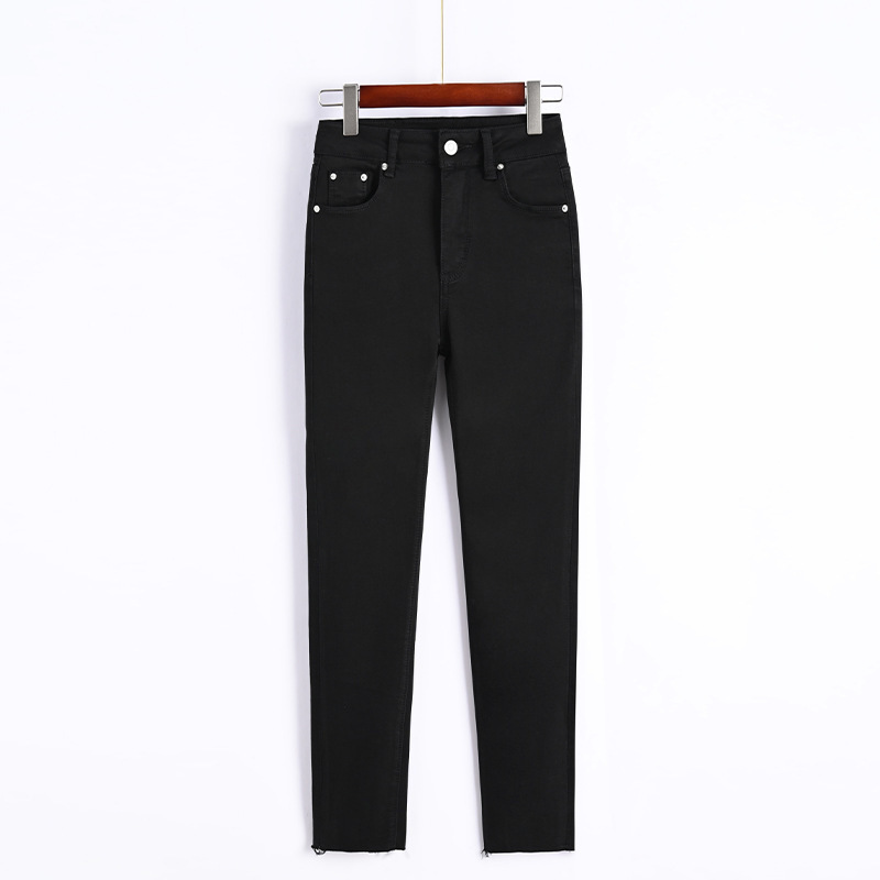 Clearance Price! Black High-Waisted Skinny Jeans for Women, Spring and Autumn, Slimming, Stretchy, Fitted Pencil Pants, Long Pants 311 Clearance Price! Black High-Waisted Skinny Jeans for Women, Spring and Autumn, Slimming, Stretchy, Fitted Pencil Pants, Long Pants 311