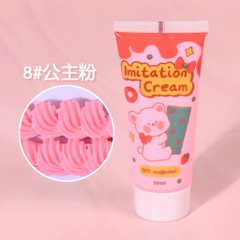 Крем‑паста (cream clay) 50 г для DIY, мягкая антифризная имитационная паста для декора чехлов