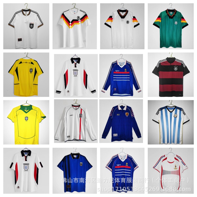 Retro Classic French, Brazilian, English, German, and Argentinian Football Jerseys, Retro Jerseys, Wholesale Retro Classic French, Brazilian, English, German, and Argentinian Football Jerseys, Retro Jerseys, Wholesale