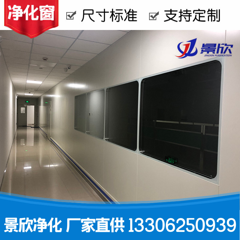 净化固定窗双层防爆钢化玻璃净化窗 洁净室观察窗 车间双层观察窗