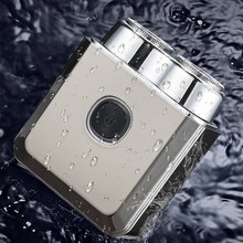 创意男士电动剃须刀便携迷你充电式刮胡刀旅行旋转式剃胡刀礼物