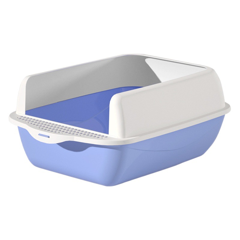 Super gran lavabo de arena para gatos semicerrado ensanchado para gatos inodoro de tapa levantada tipo salpicado desmontable fábrica en stock