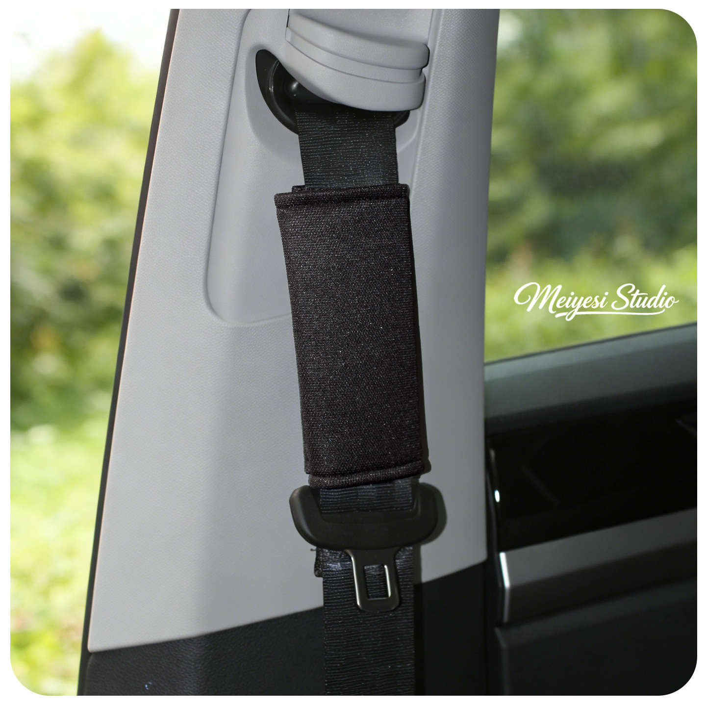 Protector para Cinturón de Seguridad de Auto 15 cm de Seda de Hielo