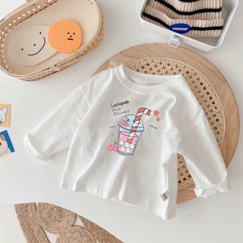 Длинные рукава: белый [вишневое молоко]