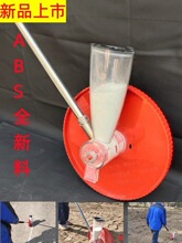 新款大轮划线车工地施工撒灰器农田石灰放线工具基建道路画标线器