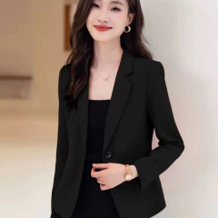 小个子西装外套女春秋季2025新款休闲气质女神修身职业西服上衣女