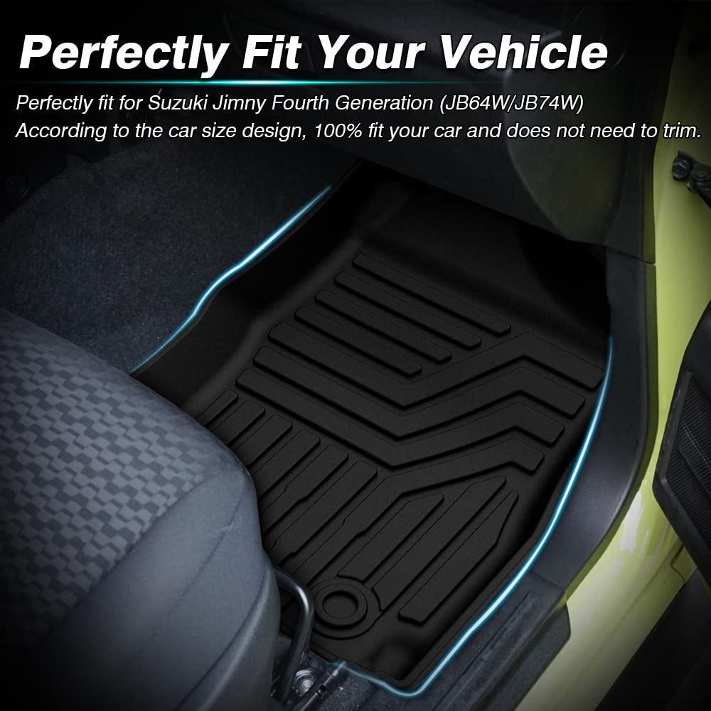 Suitable for 5-Door 2023 New Suzuki Jimny Left-Hand Drive at Tpe All-Inclusive 3D Floor Mats Jc74 Jb74Xl