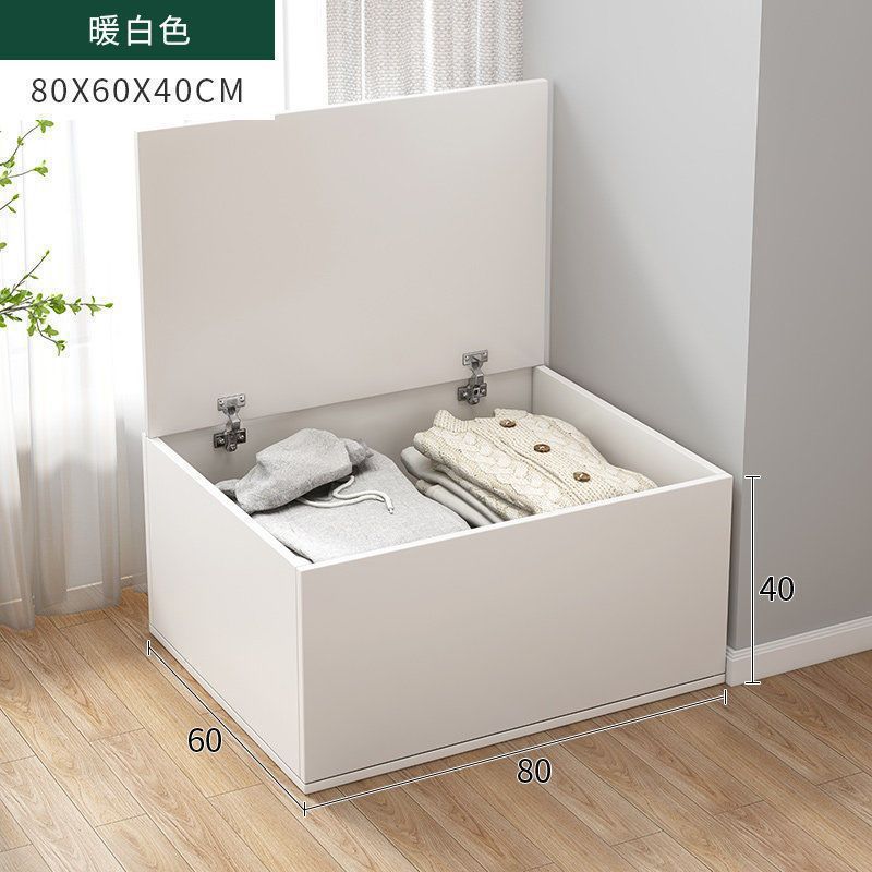 Cama de tatami flotante ventana armario armario de almacenamiento se puede colocar en el suelo balcón ventanas largas cubiertas de almacenamiento de dormitorio doméstico