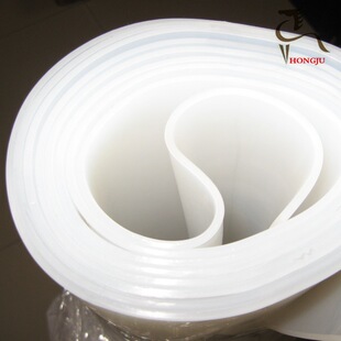 Translucent silicone plate high temperature resistant black tear resistant silicone leather white silicone plate mechanical gasket factory direct supply