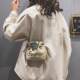 High-grade Straw Woven Bucket Small Bag Women's Bag 2025 New Latest Summer Western Style Woven Shoulder Crossbody Bag