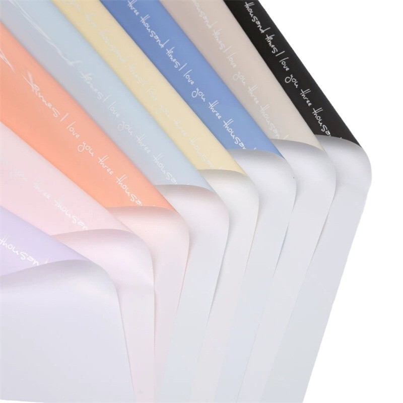 Fábrica de fiestas de flores nuevo papel de embalaje de flores de flor florista de flores de alto lujo papel de embalaje de regalos