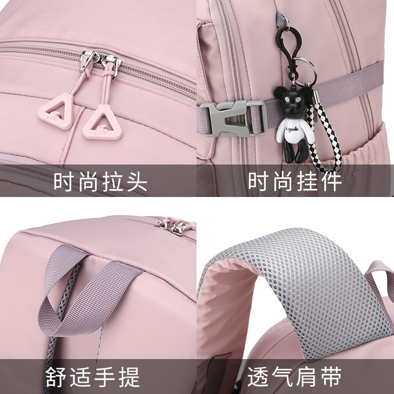 2022 peces naturales nueva mochila estudiante de escuela secundaria escuela primaria grado 2-6 mochila impermeable de gran capacidad entrega de una sola pieza