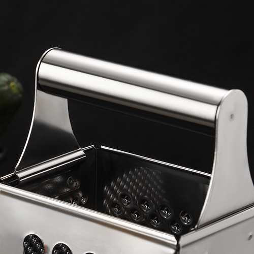Stainless steel four-sided grater for home kitchen multi-functional tower vegetable and fruit slicer ginger and garlic grinder