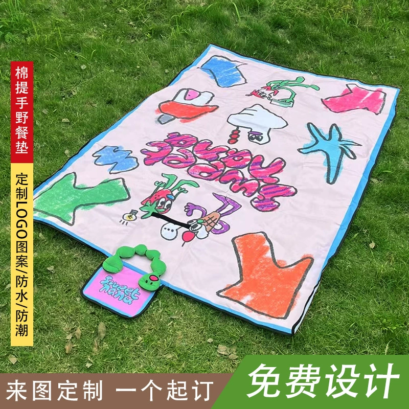 Удобная ручная игрушка-подушка для пляжа, водонепроницаемая, ПВХ, для кемпинга, утолщенная, на заказ