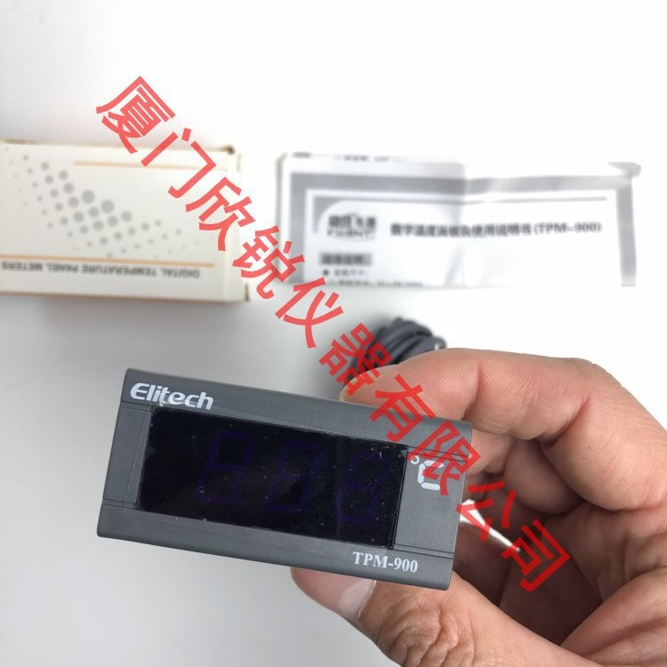 精创镶嵌入式温度表冷藏柜数字温度显示器面板表展示柜TPM-900