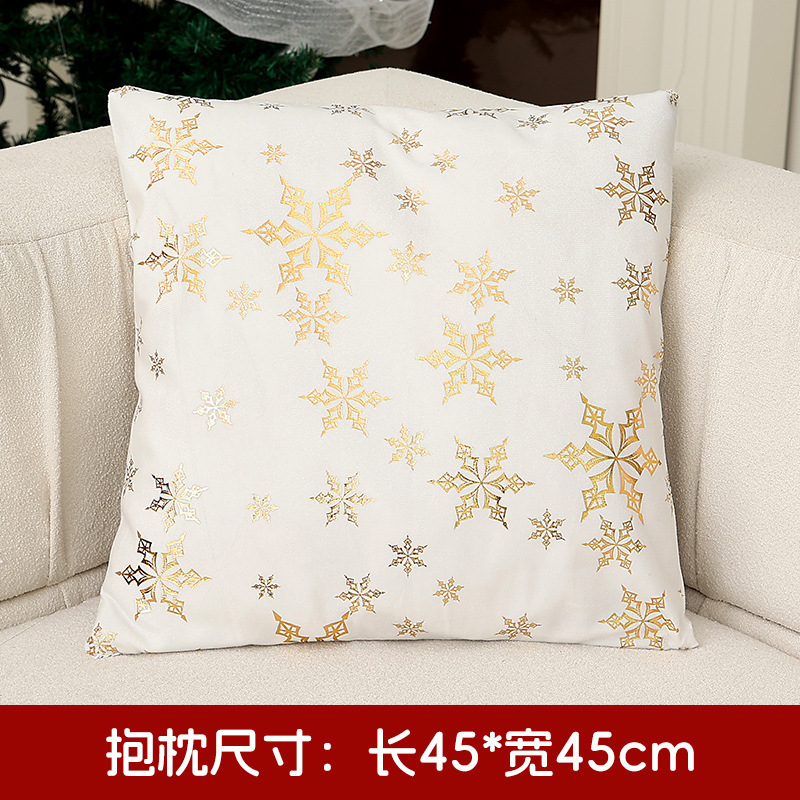 新しいクロスボーダークリスマス装飾スパンコールハイハット枕カバーサンタホームソファクッション枕カバー|undefined