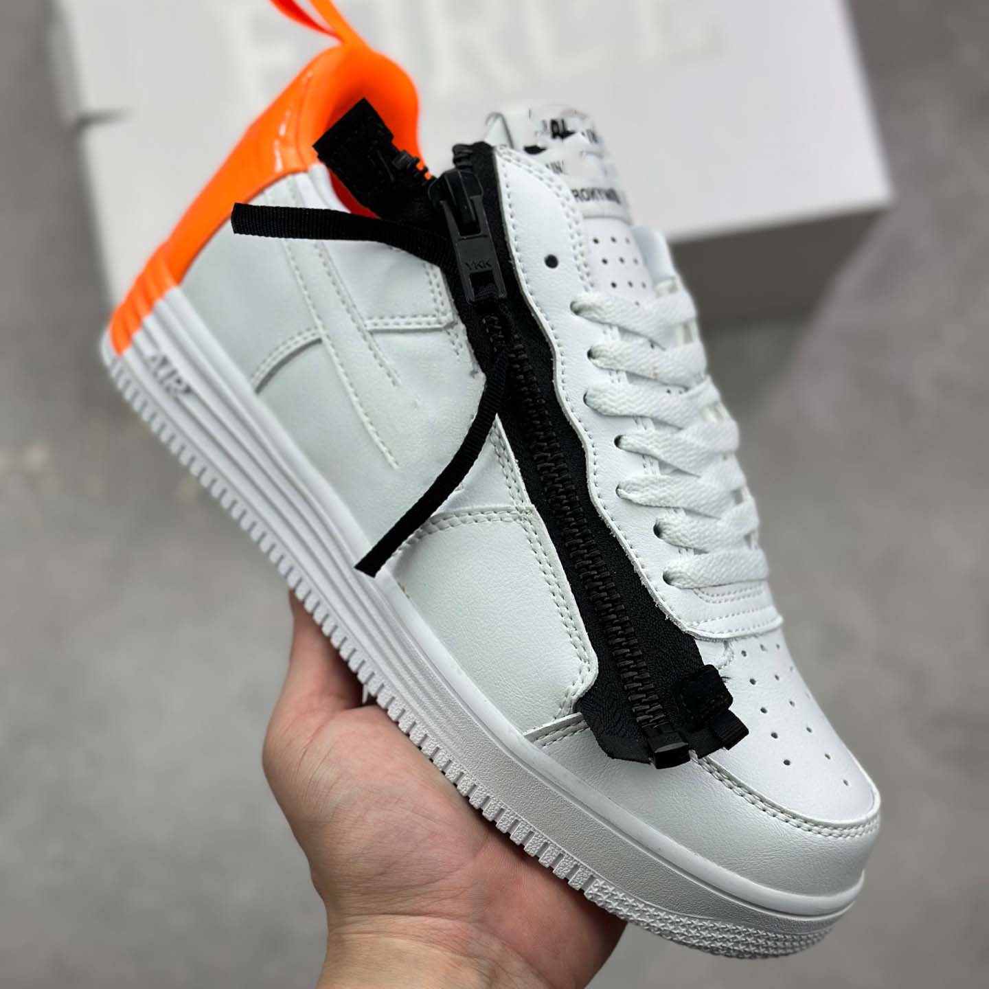 Cross-border AF1 año del caballo de la fuerza aérea zapatos de skate TS muzzle velcro moda zapatos casuales de altura de suela gruesa zapatos de pareja de moda