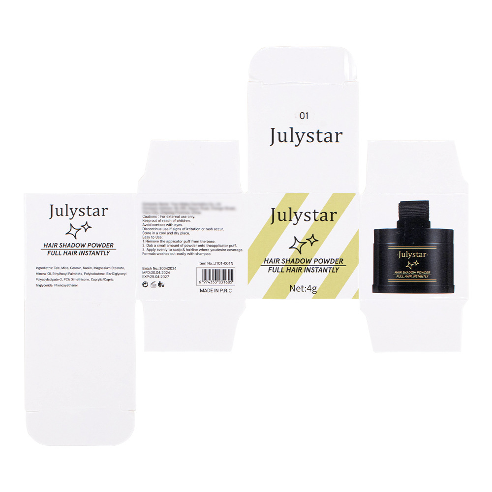 Julystar Nose Shadow Filling Powder, Hairline, Forehead Hair Replacement, Profile Contouring Hairline Powder undefined