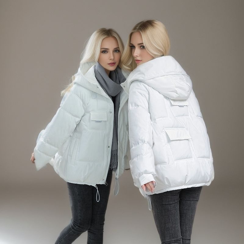 Women's Padded Jacket Winter Coat Thickened Cotton Short Jacket_voghion.com