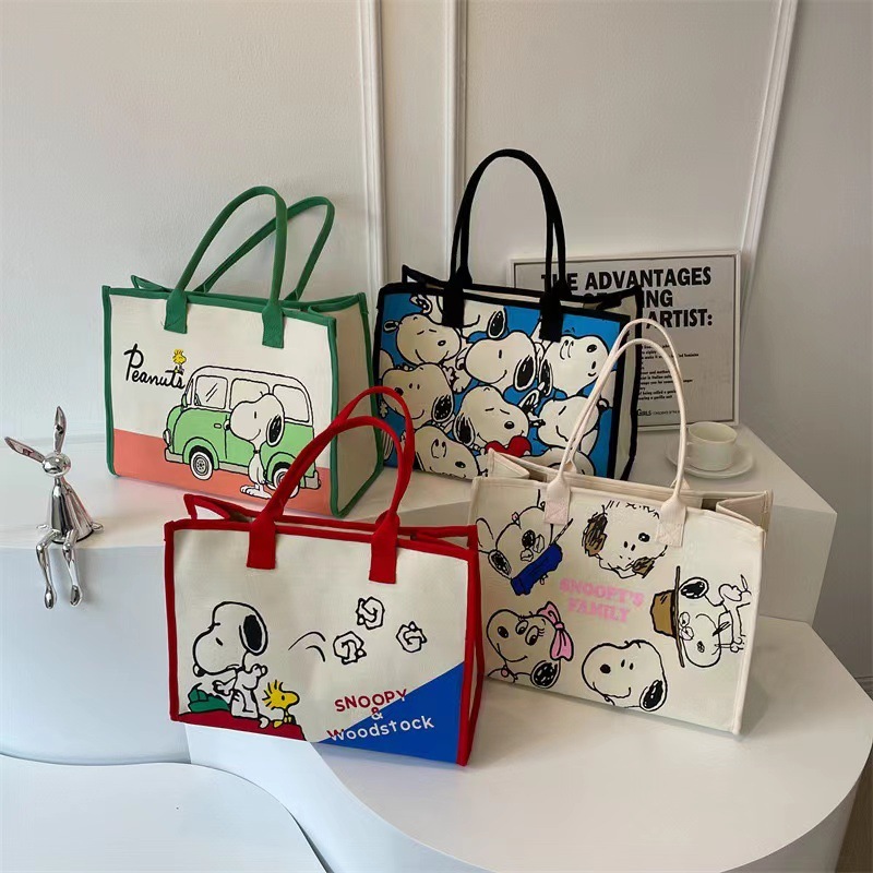 外国貿易カピバラ大容量キャンバスバッグ女性のファッション通勤トートバッグ漫画カピバラハンドバッグ卸売|undefined