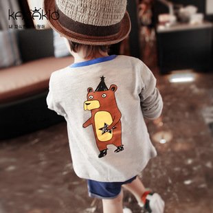 Cheap Coat for Boys and Girls Spring and Summer Cartoon Thin Top Long-sleeved Sun-protective Suit Children's Candy-colored Cardigan