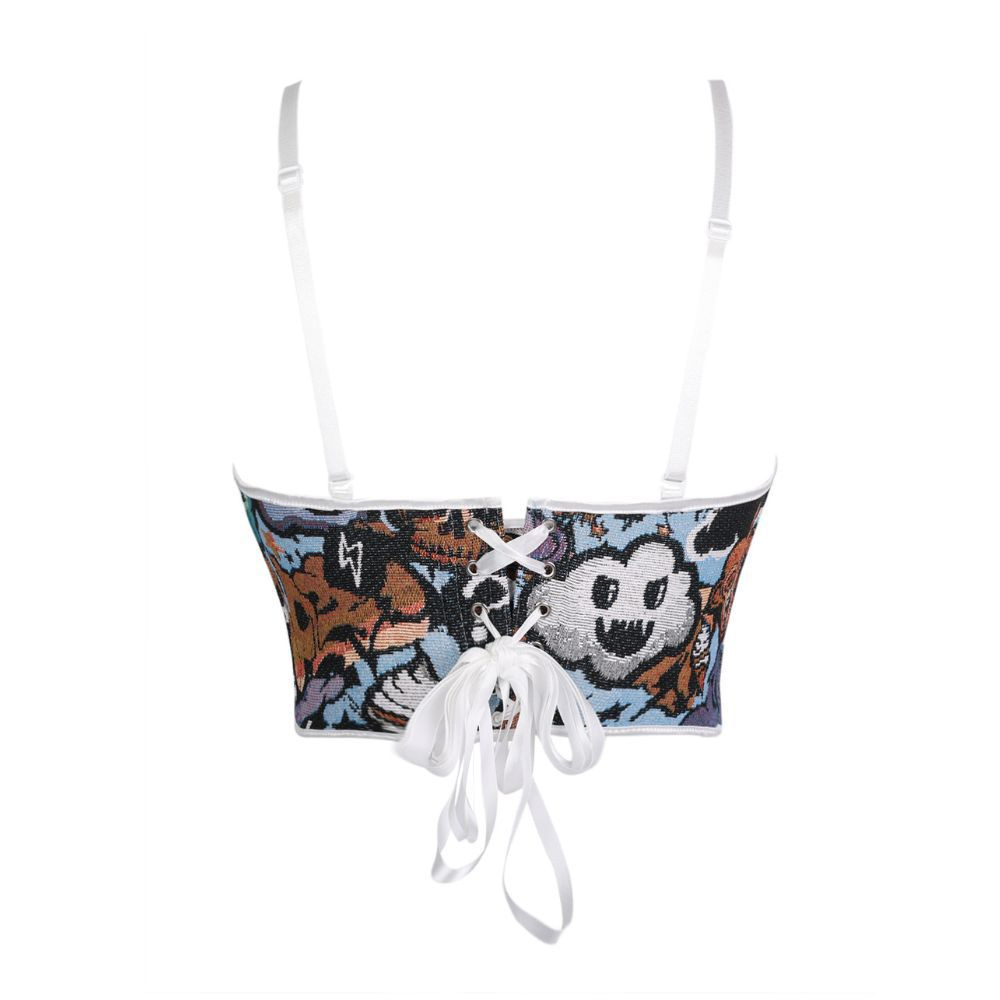 Halloween cráneo impresión de cables para limpiar el pecho hueso de pez Amazon venta rápida temu mercancías transfronterizas